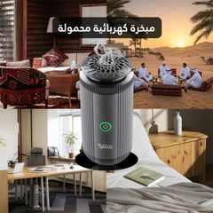 Bakhory Electric Turbo Bakhoor Burner, High-Quality Car Incense Burner