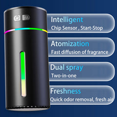 Bakhory Wireless Air Diffuse Car Humidifier Ultrasonic Humidifier Aroma Diffuser