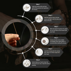 أعواد عود بخور مع مبخرة نحاسية | أعواد بخور | أعواد بخور